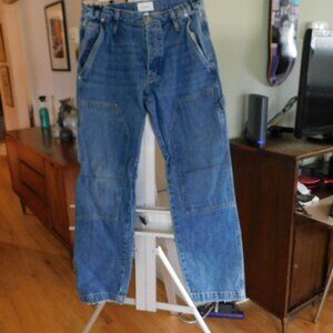 Frame Denim 31 Strait Leg Painters Jeans